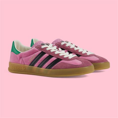 gucci x adidas pink shoes|Gucci Adidas shoes price.